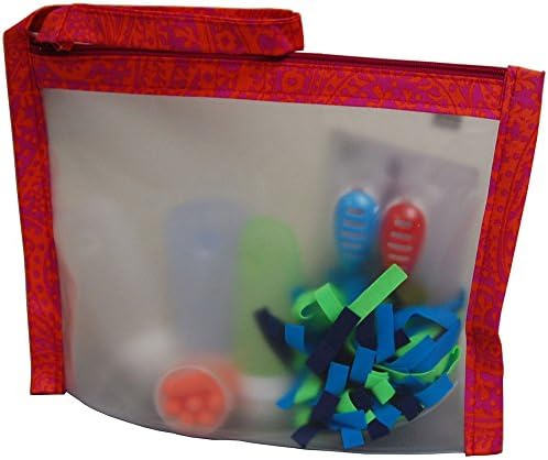 Flanabags Clear Pack Stadium Bag Orange