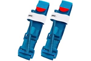 JUSAID Tourniquet, 2 Pack - The Fastest, Safest, Most Effective Combat Hemostatic Control Single-Handed Application for Military Tactical First Aid Medical Battle Tourniquets (Blue)