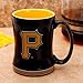 Boelter Brands MLB Pittsburgh Pirates Coffee Mug14oz Sculpted Relief, Team Color, 14 Ounce