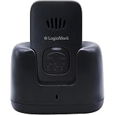LogicMark Guardian Alert 911 Plus &ndash; No Monthly Fees, 2-Way Emergency Pendant for Seniors, with Fall Detection, Water Resistant, Direct 911 Connection Without a Landline