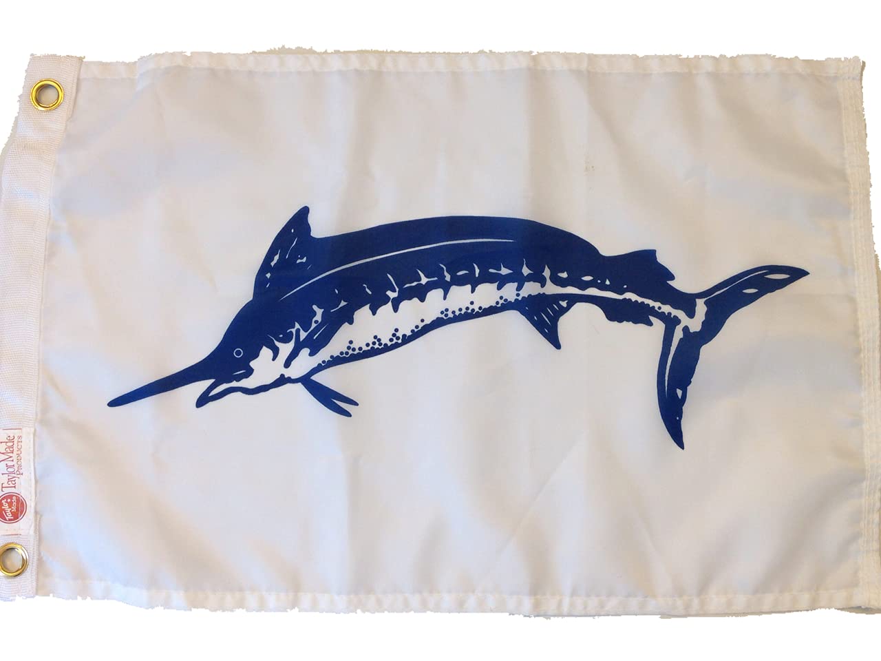 Taylor Made Products 2918, Fish Flag, Nylon, 12 inch x 18 inch, Marlin, Blue