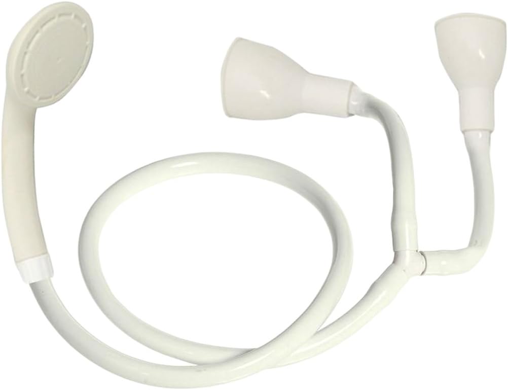 Double Tap Shower Spray Hose Bath Tub Sink Spray Attachment Head