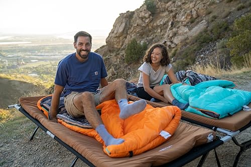 Teton Celsius Regular, 0 Degree Sleeping Bag, All Weather Bag for Adults and Kids Camping Made Easy and Warm Compression Sack Included