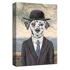 Canvas Wall Art for Living Room,Bedroom Home Artwork Paintings Funny Animal Ready to Hang - 12x18 inches