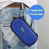 Vape Hard Case Carrying Case by FOXVAPE for Ego, Power Bank, Sigelei, Aspire, Kanger, iStick, Wismec, IPV, Headphones, Keys [CASE ONLY] (Blue)