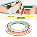 Oubaka Copper Foil Tape,Copper Tape Double-Sided Conductive Adhesive for EMI Shielding,Paper Circuits,Electrical Repairs,Grounding(1/4
