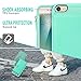 LAMEEKU iPhone 6s Wallet Case, iPhone 6 Card Holder Case, Shockproof iPhone 6 Leather Cases with Credit Card Slot Zipper Wallet Purse Money Pockets, Protective Cover for Apple 6/6s- Mint Green