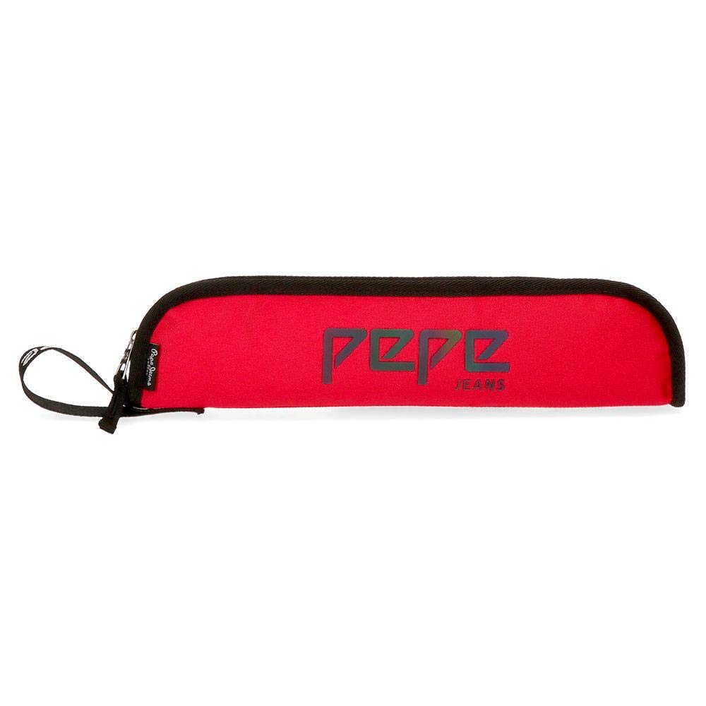 Pepe Jeans Osset Flute Case Red 37x9x2 cms Polyester