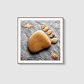 Framed Canvas Home Artwork Decoration Beautiful Flower Canvas Wall Art for Living Room, Bedroom - 16x16 inches