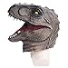 ReneeCho Novelty Halloween Costume Dinosaur Mask Latex Raptor Animal Head T-rex Jurassic