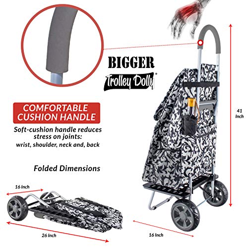 3 Trolley+Baroque+Shopping+Grocery+Foldable