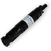 Renogy 20A Male and Female Connector Waterproof in-Line Holder w/Fuse, 20A, Black