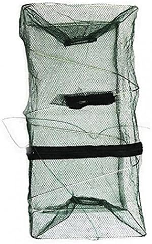 geshiglobal Foldable Fish Crawdad Minnow Fishing Bait Trap Cast Dip Net Cage Shrimp Basket