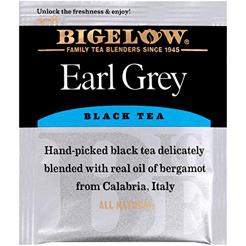 Bigelow Earl Grey Tea Bags 28Count Box (Pack of 3) Black Tea Bags with