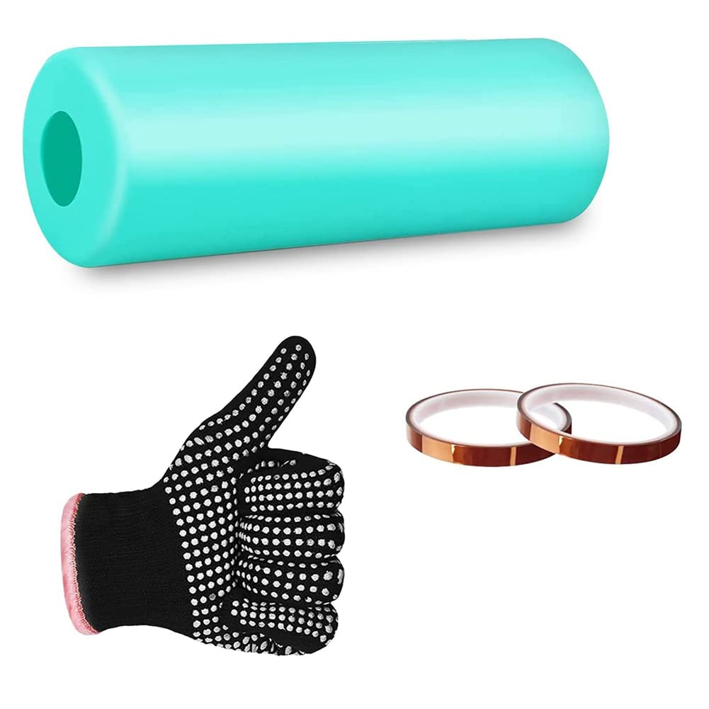 Sitrzuiget Silicone Bands for Sublimation Tumbler,for 20Oz Skinny Straight Blanks Cups, with Heat Resistant Gloves Tape
