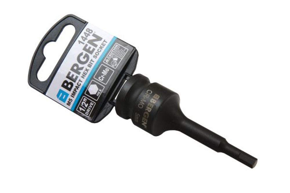 US Pro 1/2 Dr Impact Hex Bit Socket M5 X 78mm B3364