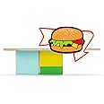 CANDYCAR® Wooden Diecast Collection - Hamburger Shack, Premium Handcrafted Beech Wood Toy
