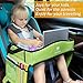 Innokids Kids Travel Tray Children Car Seat Activity Snack and Play Desk with Detachable Organizers for Car Plane and Baby Stroller (Fruit Green)