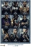 Lost Posters RARE POSTER thick chadwick boseman BLACK PANTHER marvel 2018 character REPRINT #'d/100!! 12x18 SERIES 3