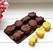 2-Pack Easter Egg and Bunny Mold - MoldFun Giant Easter Silicone Mold for Jello, Ice Cube, Chocolate, Candy, Baking Muffin Cake Cupcake, Soap, Bath Bomb, Lotion Bar