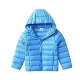 M2C Kid Boy Girl Lightweight Hoodie Down Jacket Outdoor Parka Winter Coat