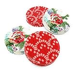 The Pioneer Woman Mason Storage Jar Colorful Lids 4 Pack, For 16 Ounce Jars
