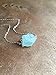 Raw Aquamarine Necklace 16