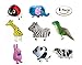 Hraindrop 8pcs Walking Animal Balloons, Birthday Party Decor Children Kids Gift - Including Elephant, Dinosaur, Giraffe Beetle, Panda, Cow, Bunny, Zebra, mixes pet party