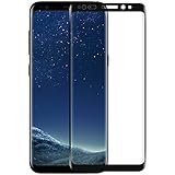 Galaxy S8+ Screen Protector, Wesoo Tempered Glass Curved Edge Full Coverage 3D Screen Protector for Samsung Galaxy S8+ Plus (6.2 inch)