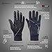 TrailHeads Men’s Power Running Gloves - Black Touchscreen Gloves - Lightweight Gloves