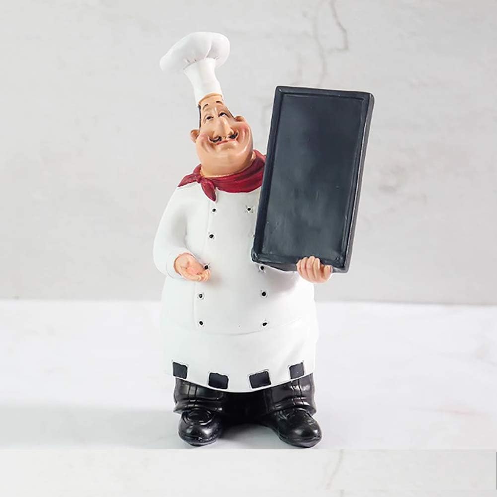 lemonadeus Italian Chef Theme Figurine Kitchen Decor Fat