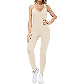 VUTRU Women Jumpsuits Sexy V Neck Tank One Piece Bodysuit Shapewear Romper Workout Casual Holiday Wear