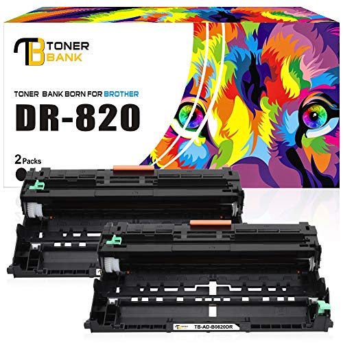 Toner Bank Compatible Drum Unit Replacement for Brother DR820 DR-890 for Brother HL-L6200DW MFC-L5850DW MFCL5900DW MFCL6700DW MFCL5800DW HLL6200DW HLL5200DW HLL5100DN HLL6300DW MFCl5900W Printer-2PK