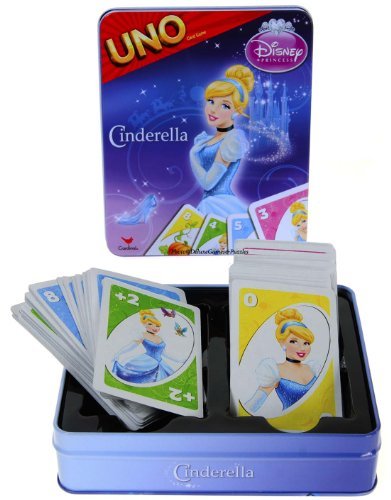 Cinderella Disney Princess UNO Card Game in Colorful Collector's Tin