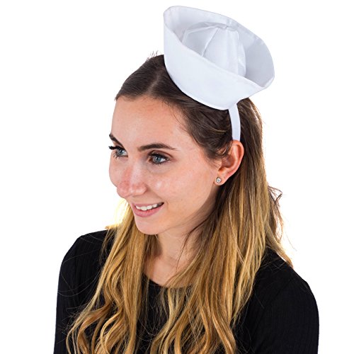 Tigerdoe Sailor Hat Yacht Captain Hat Costume Headbands Mini Hat Headbands (2 Pack