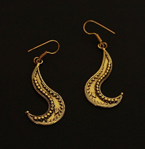 Boho Earrings- Oxidised Earrings- Indian earrings- Leaf earrings-Indian Jewellery E22