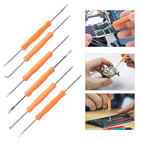 6 pcs Soldering Assist Set, Solder Assist Tools Electronic Components Welding Grinding Accessory Tool Kit, Welding Auxiliary Solder Station Iron Tools Aid PCB Cleaning Kit Set - Thumbnail 4