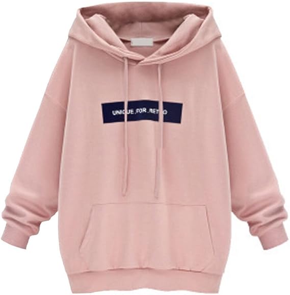 Amazon レディーストップス Dafanet パーカー トレーナー スウェットパーカー レディース メンズ 男女兼用 プルオーバー 長袖 無地 韓国風 通勤 カジュアル シンプル 裏起毛 かわいい フード付き ファッション 普段着 部屋着 春秋冬 トレーナー パーカー 通販