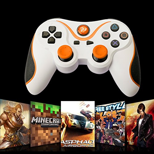 A-SZCXTOP 1 Pair Wireless Dualshock Bluetooth Game Controller Rechargeable Gamepad with USB Charging Cable for PS3 Playstation 3