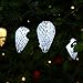 Brizled C9 Christmas Lights Cool White 16FT 25 LED 120V UL Certified Faceted Outdoor Christmas String Lights Connectable Xmas Tree Light for Tree, Holiday, House Decor