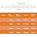 Meccion Glass and Tile Hole Saw Drill Bit Kit Great for Tile,Concrete, Brick, Glass, Plastic and Wood Carbide Tipped Mandrels Saws 6mm 8mm, 10mm, 12mm 5-Piece Set