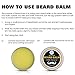 Beard Balm Gentlemen's Softens and Soothes Itching Beard Balm Natural Beard Conditioner Beard Care for Men,2 OZ