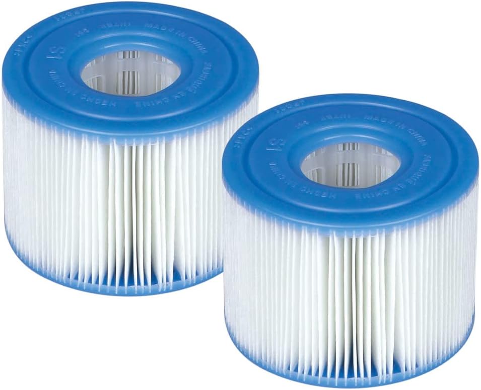 Intex JA29001 Filter Cartridge Pack of 2 for PureSpa Bubble Greywood Jet