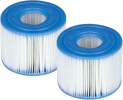 Intex JA29001 Filter Cartridge Pack of 2 for PureSpa Bubble Greywood Jet
