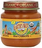 Earth's Best Organic Stage 1 Baby Food, First Carrots, 2.5 oz. Jar