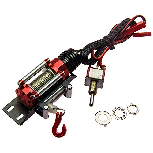 LAFEINA 1:10 Scale Automatic Wired Winch Control System Type for RC Crawler Axial SCX10 D90