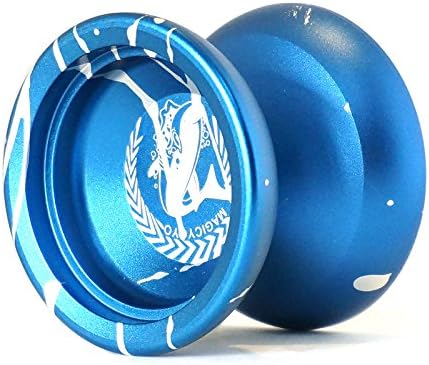 Magic yoyos metal balls on strings Unresponsive Yo-Yo 4A Yoyo Blue Splash Silver +5 Yoyo Strings …