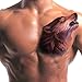 TAFLY Wolf Men's Temporary Fake Tattoo Body Art Stickers 2 Sheets