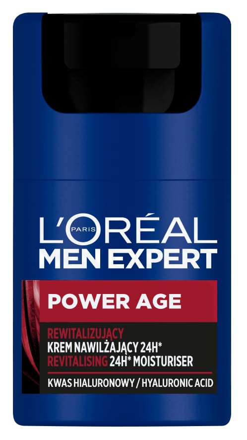 LOreal Paris Men Expert Power Age Crema hidratante revitalizante 24h, 50 ml