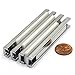 Neodymium Channel Magnets with Countersunk Holes 65 LB Holding Power Each 3 1/4